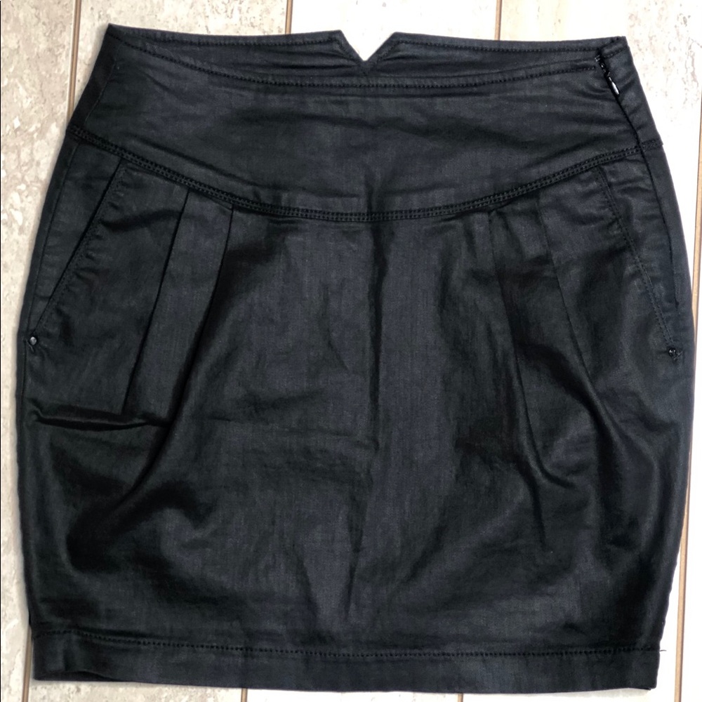 Guess Womens Mini Skirt Size 25 S black Stretch